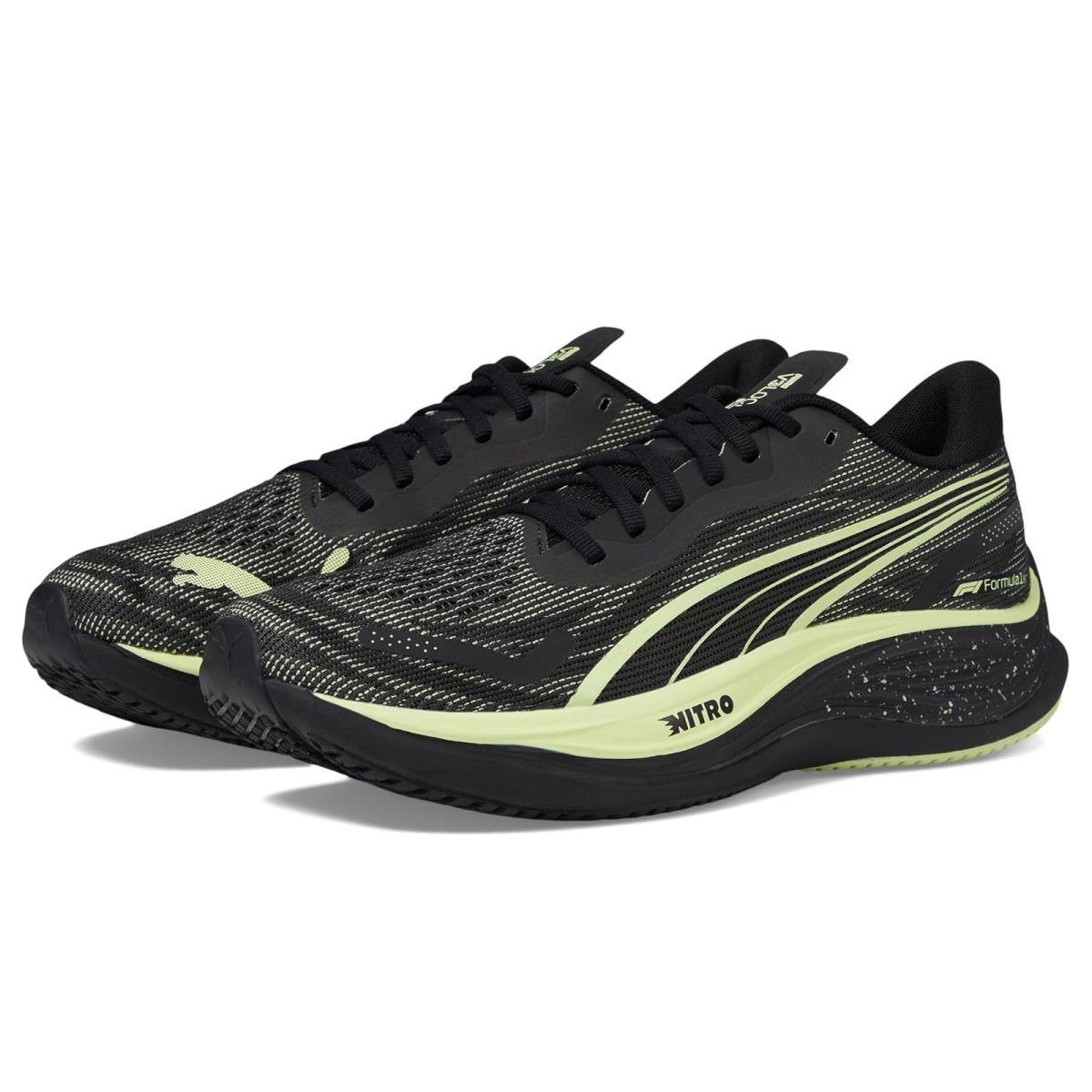 Man`s Sneakers Athletic Shoes Puma Formula 1 Velocity Nitro 3 - Puma Black/Cool Cucumber