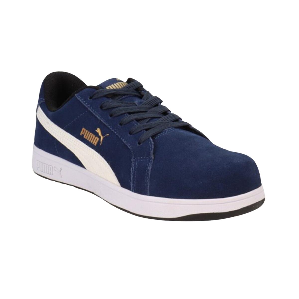 Puma Safety Men`s Iconic Work Shoes - Composite Toe - 640025 7.5 D - Navy