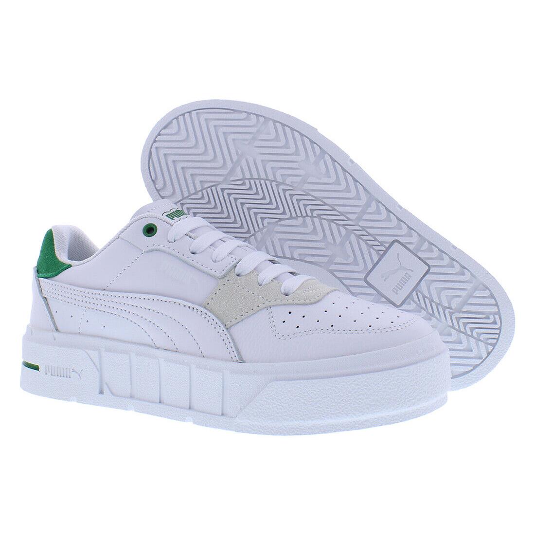 Puma Cali Court Match Womens Shoes Size 7.5 Color: White/cream/green - White/Cream/Green, Main: White