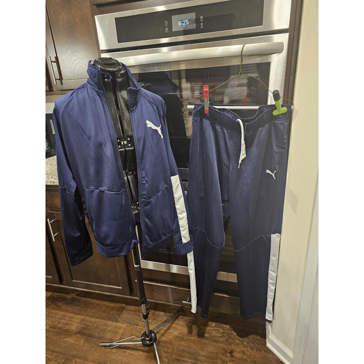 Blue Puma Track Suit Large