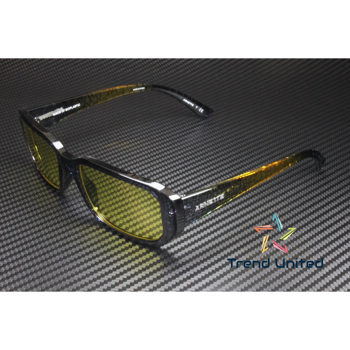 Arnette AN4265 279485 Rectangle Tie-dye Black Yellow 55 mm Men`s Sunglasses