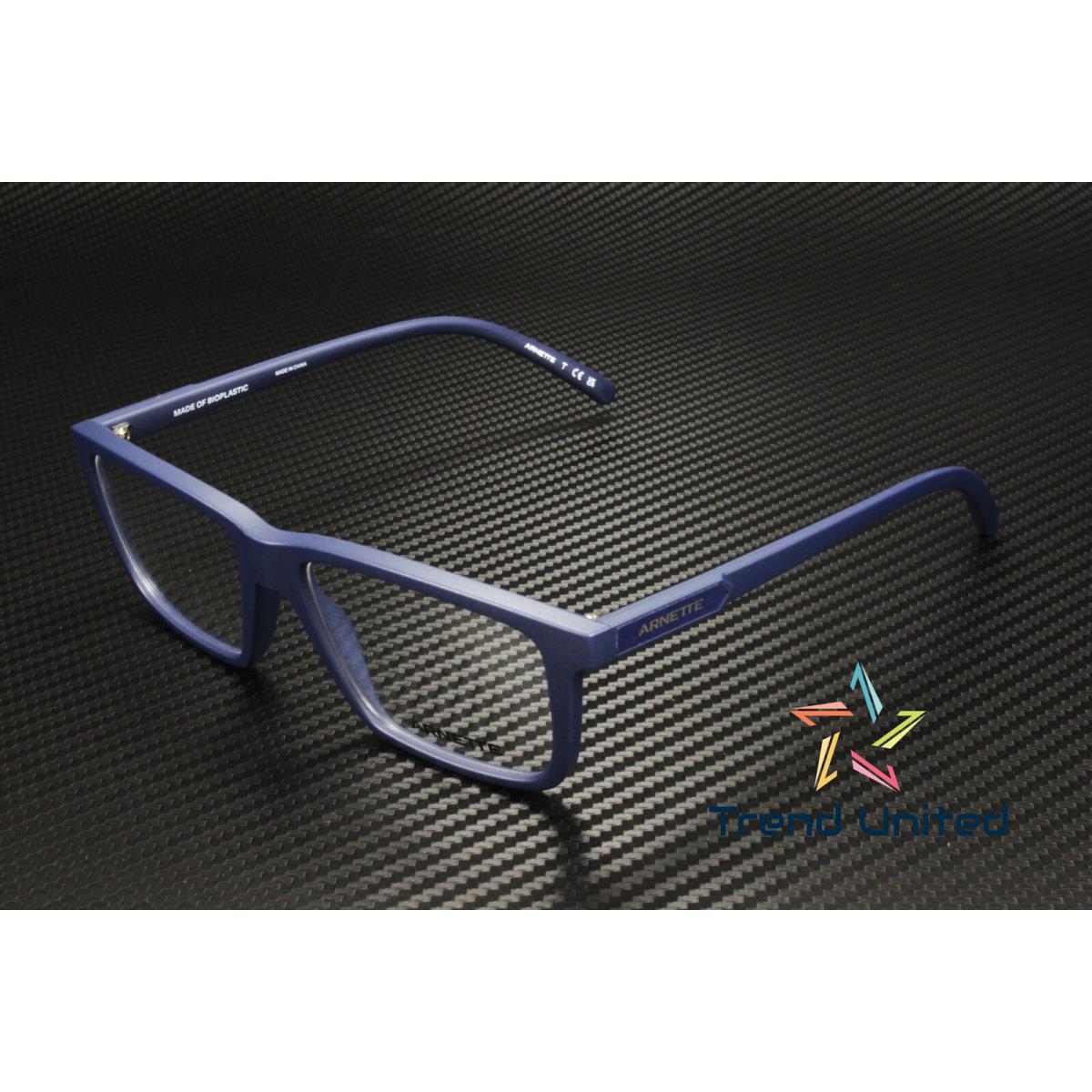 Arnette AN7197 2759 Eyeke Matte Blue Demo Lens 53 mm Men`s Eyeglasses