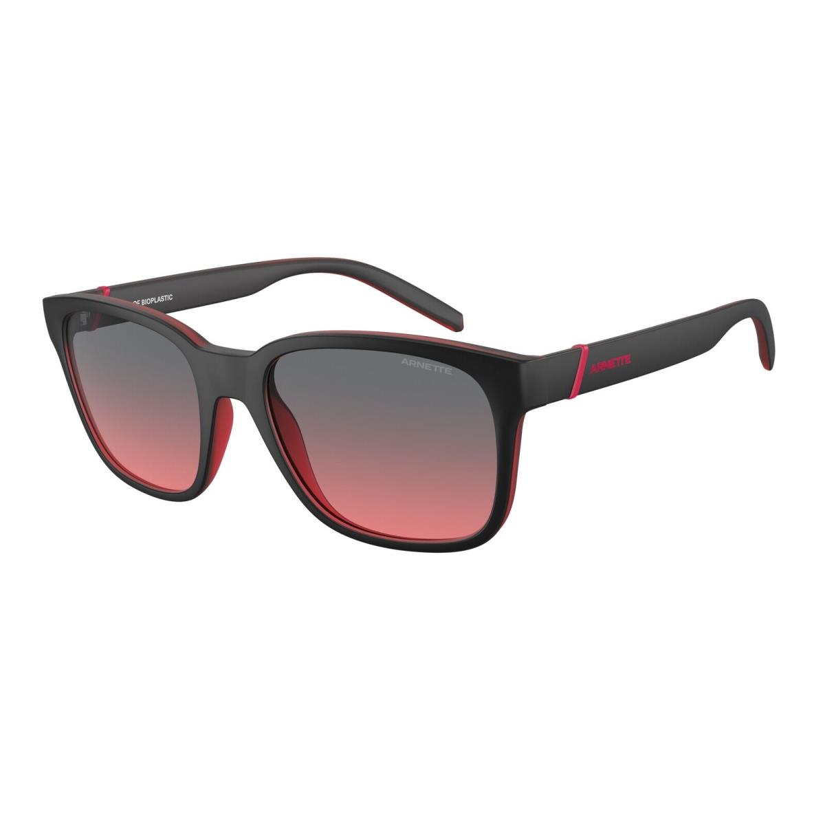 Arnette AN4320 286977 Surry H Matte Black Red Dark Grey 55 mm Men`s Sunglasses