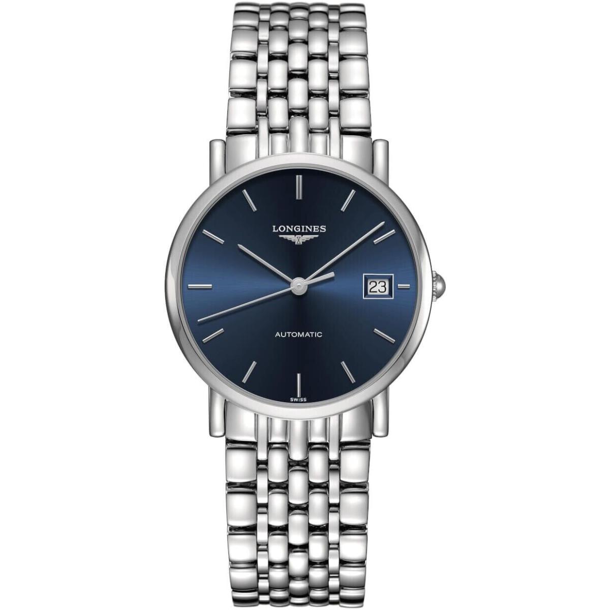 Longines Elegant Collection Blue Dial Automatic Swiss Watch - Dial: Blue