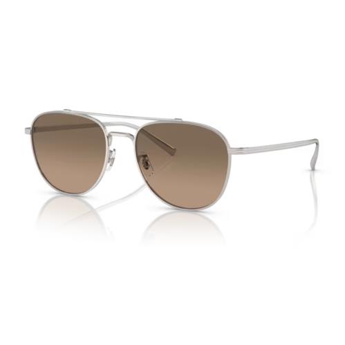 Oliver Peoples OV1335ST 5036GN Silver Gradient Polarize Square Men`s Sunglasses