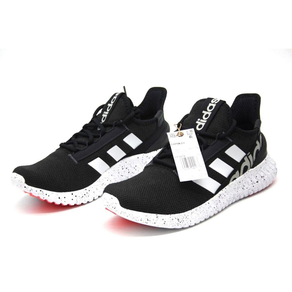 Adidas Kaptir 2.0 Running Shoes. . Mens Size: 9.5 - 13 - Black/white/Brown