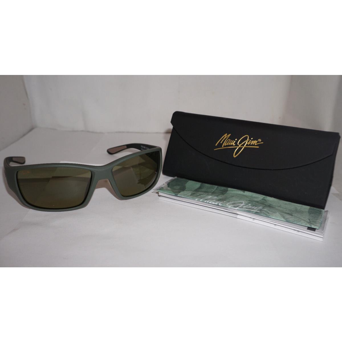 Maui Jim Sunglasses Local Kine Grey Green Polarized Stg MJ810-54C 61 18 125