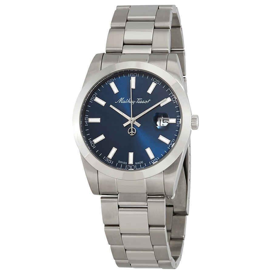 Mathey-tissot Mathey I Quartz Blue Dial Men`s Watch H450ABU