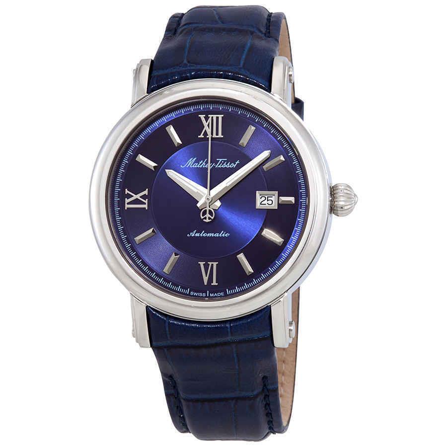 Mathey-tissot Renaissance Automatic Blue Dial Men`s Watch H9030ABU