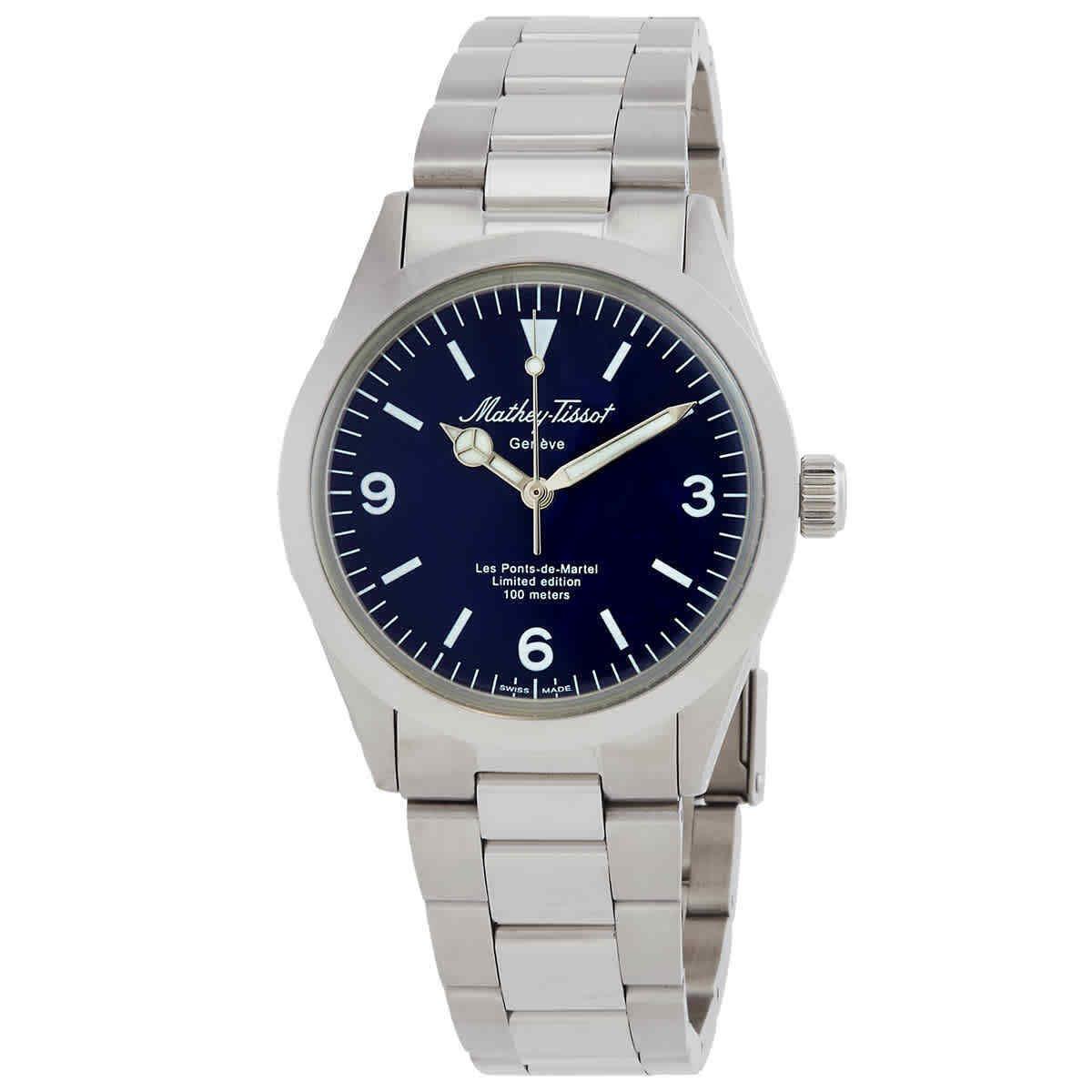 Mathey-tissot 369 Automatic Blue Dial Men`s Watch H369ABU