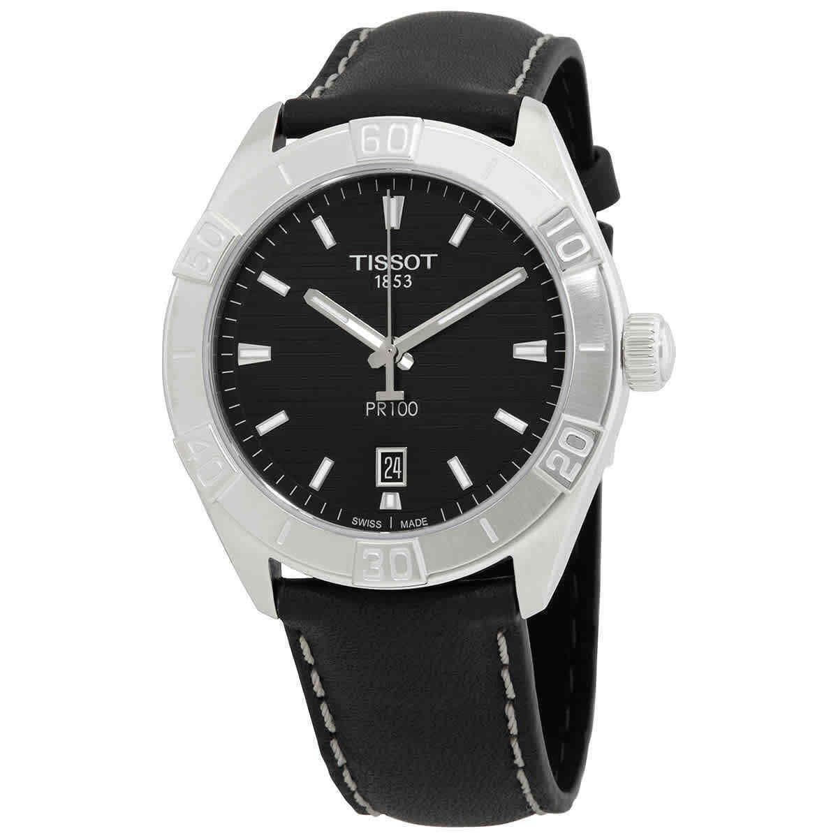 Tissot PR 100 Quartz Black Dial Men`s Watch T101.610.16.051.00