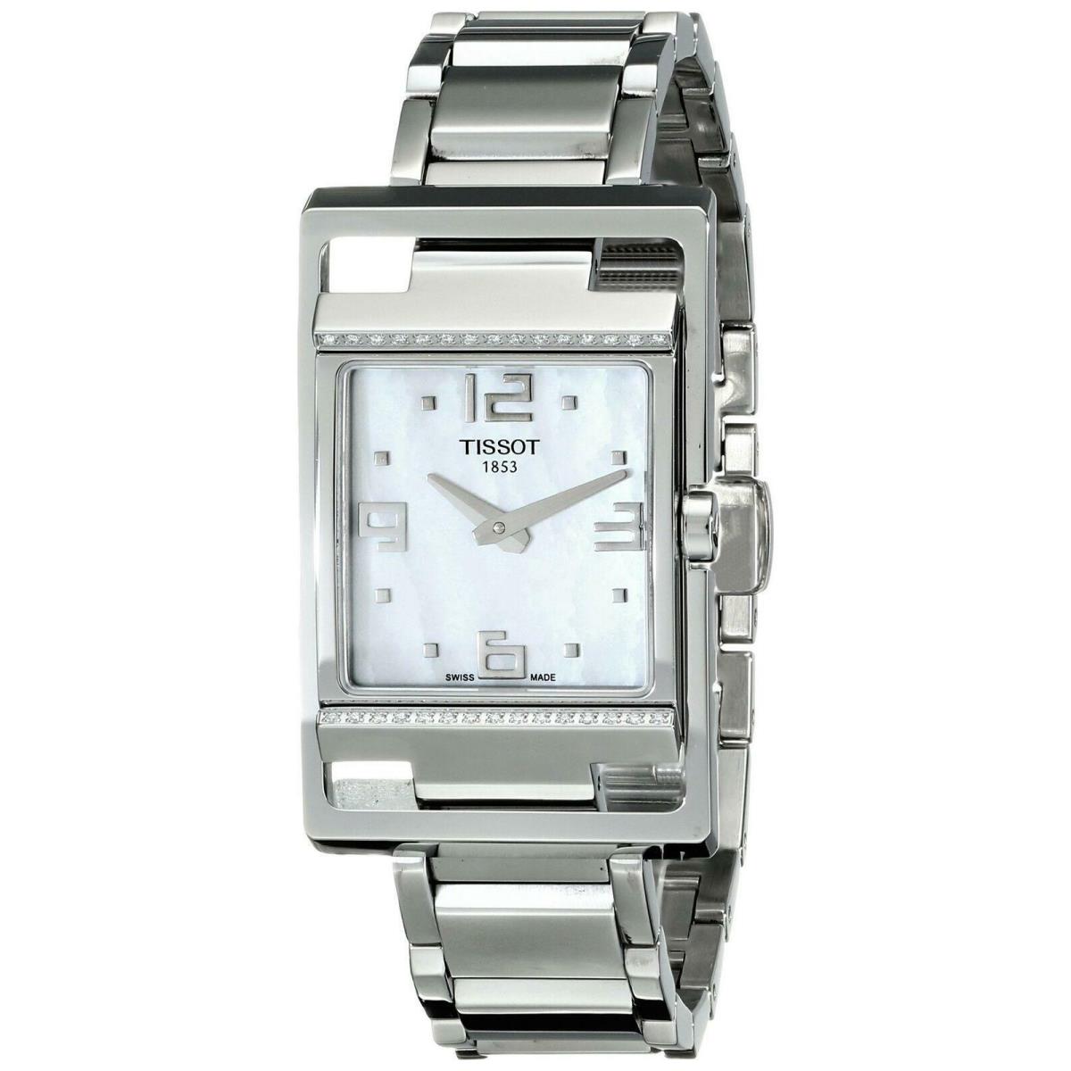 Tissot Women`s T-trend Silver Mop Dial Swiss Watch T0323091111701