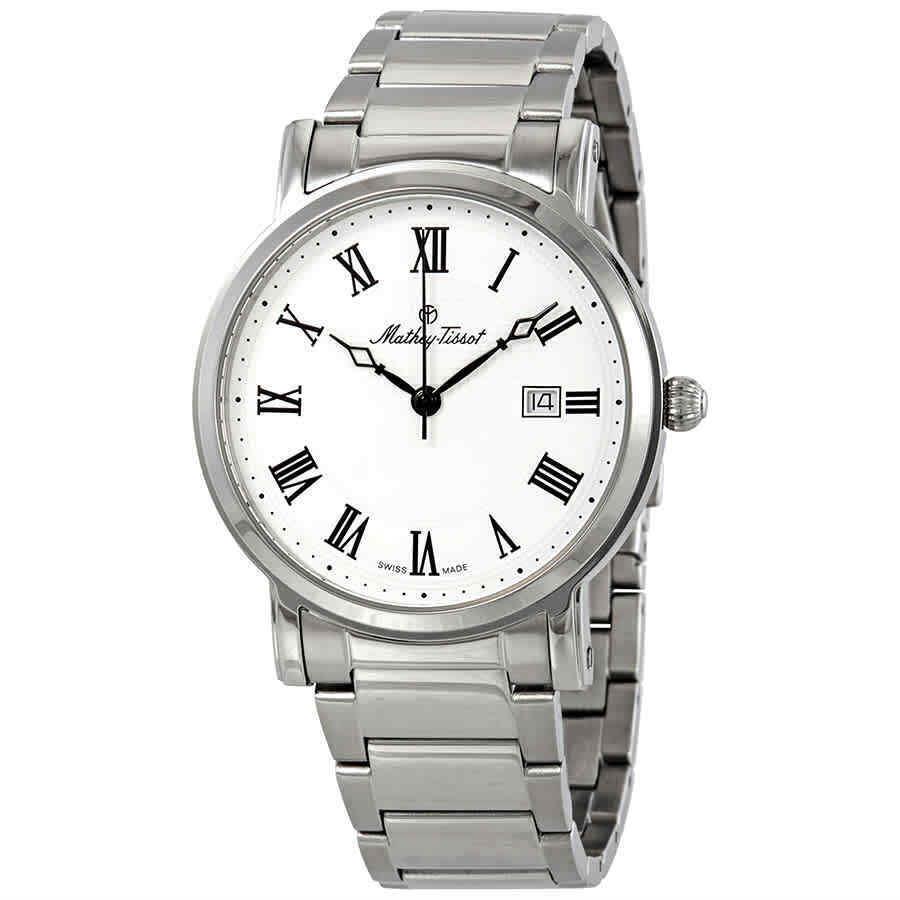 Mathey-tissot City Metal White Dial Men`s Watch HB611251MABR