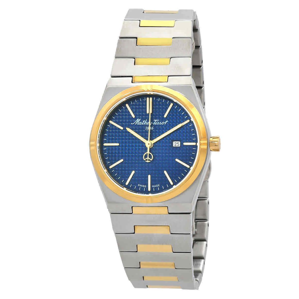 Mathey-tissot Quartz Blue Dial Ladies Watch D117BBU