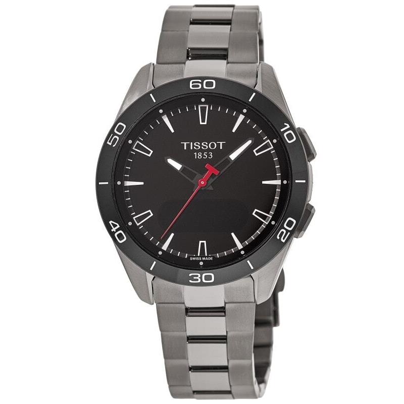 Tissot T-touch Connect Solar Gmt Quartz Men`s Watch T153.420.44.051.00