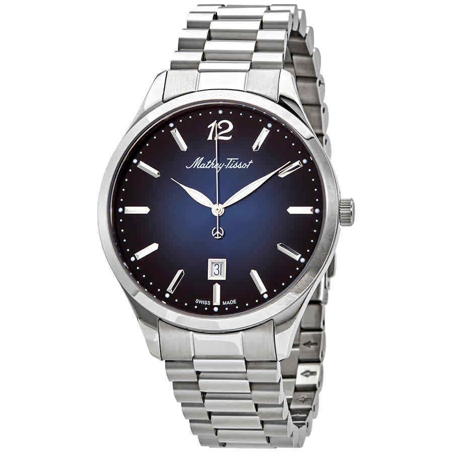 Mathey-tissot Urban Quartz Blue Dial Men`s Watch H411MABU