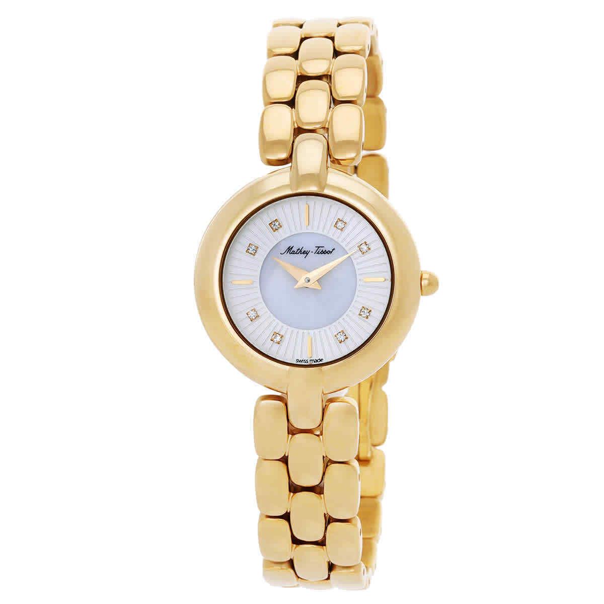 Mathey-tissot Farah Quartz Silver Dial Ladies Watch D956PYI