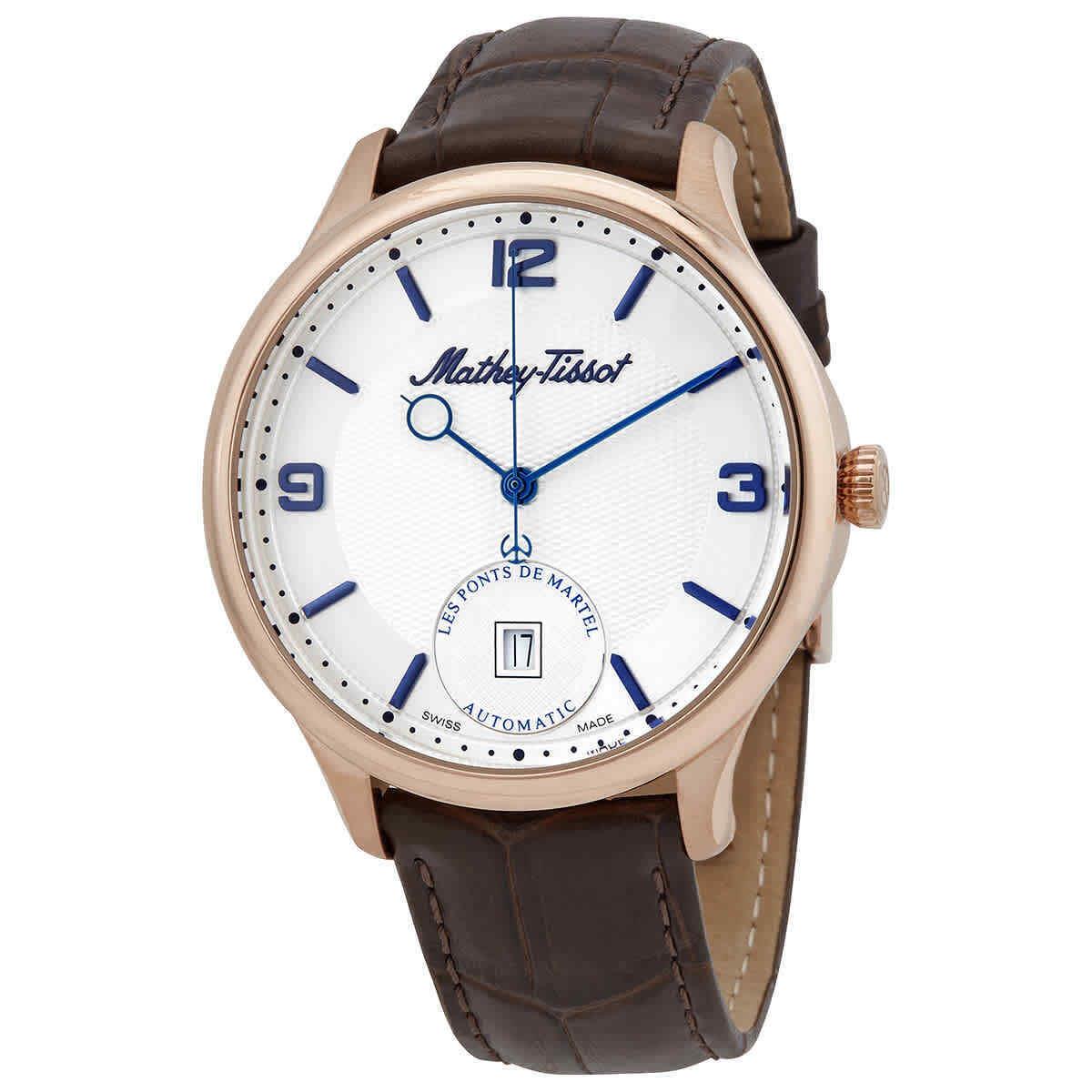 Mathey-tissot Edmond Automatic White Dial Men`s Watch AC1886PI