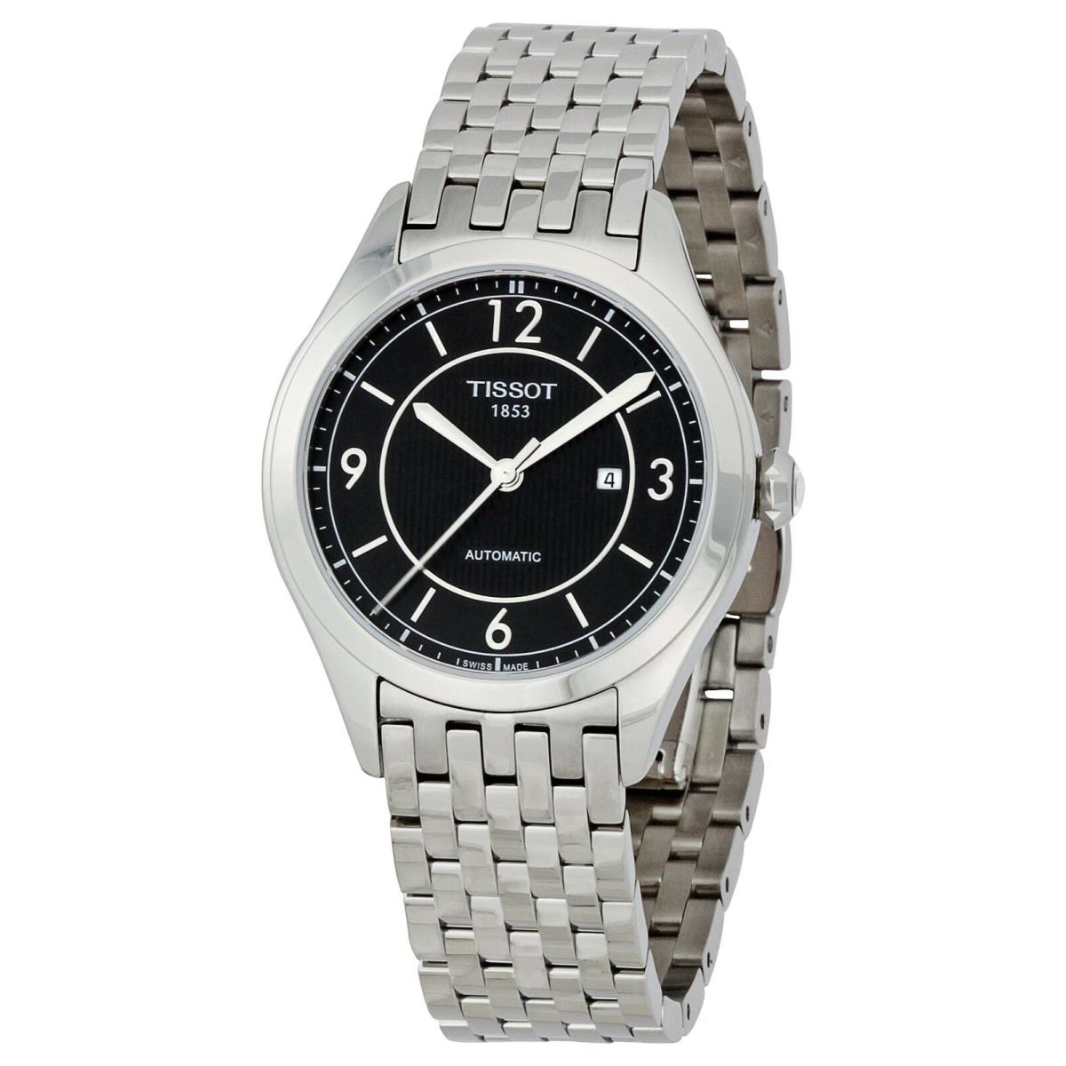 Tissot Women`s T0382071105701 T-one Black Dial Watch