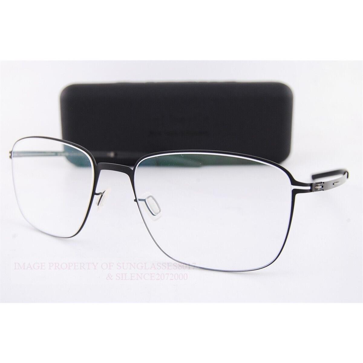 ic Berlin Eyeglass Frames Vento Black Men Women Made in Germany 54