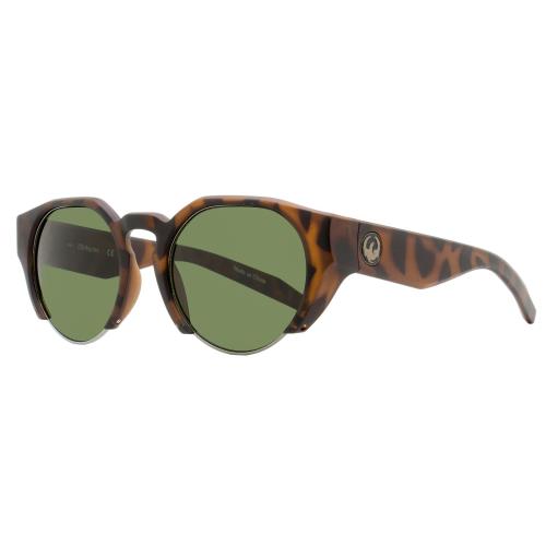 Dragon Round Sunglasses Compass LL 246 Matte Tortoise 51mm