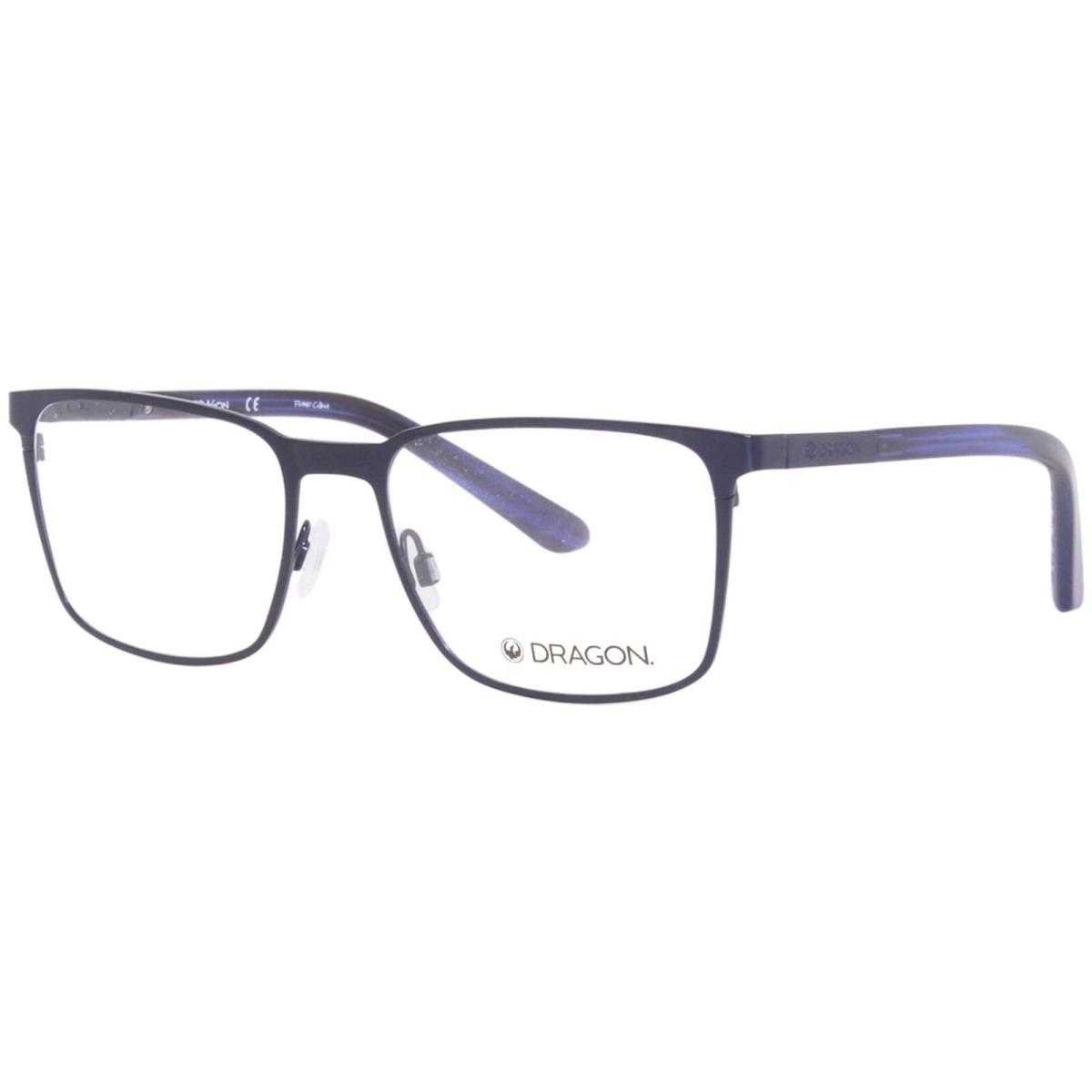 Dragon DR2016 413 Eyeglasses Frame Matte Navy/navy Horn Full Rim 54mm