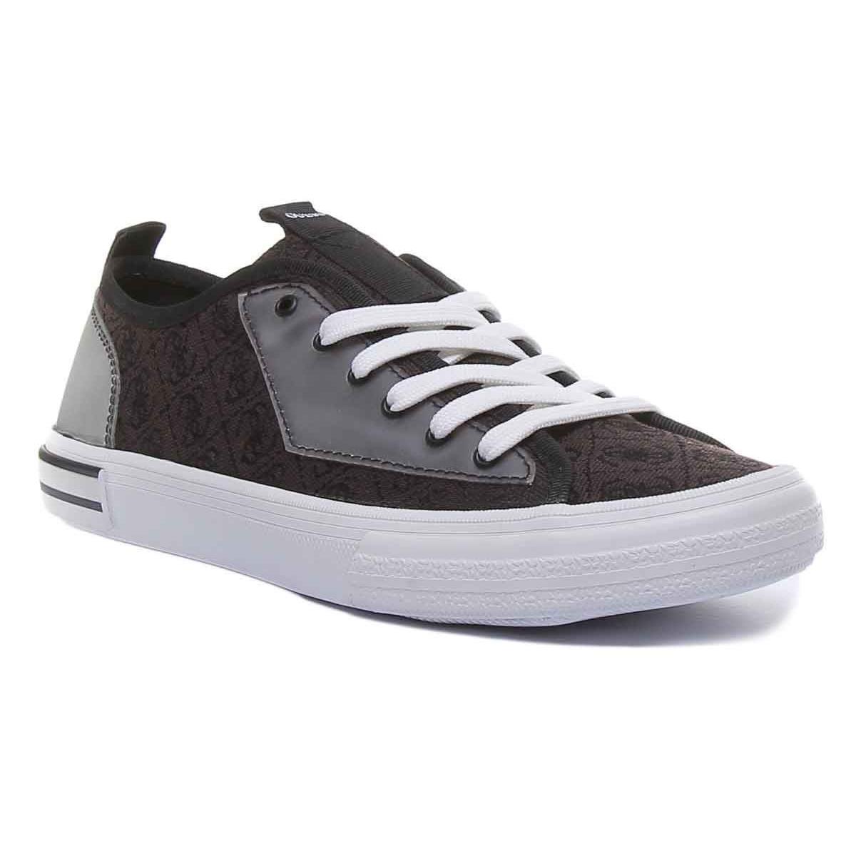 Guess Fm6Ntlfal12 Nettuno Mens Sneaker Cupsole In Black Grey Size US 6 - 12