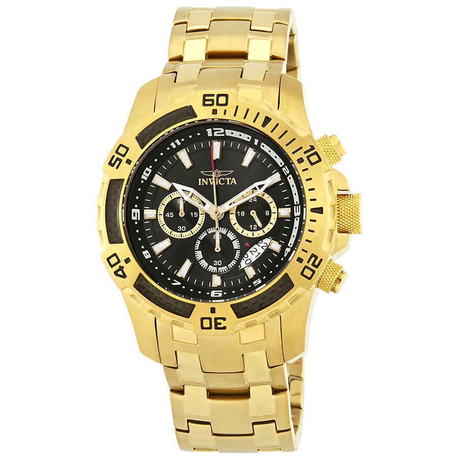 Invicta Pro Diver Chronograph Black Dial Men`s Watch 24855