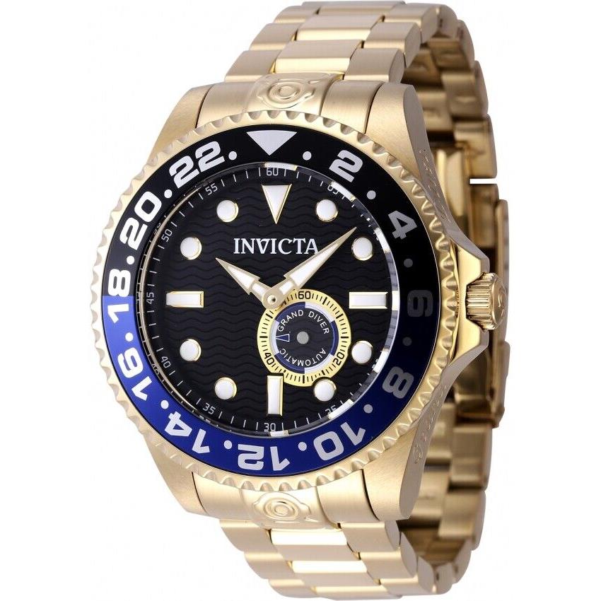 Invicta Pro Diver Automatic Black Dial Batman Bezel Men`s Watch 47298