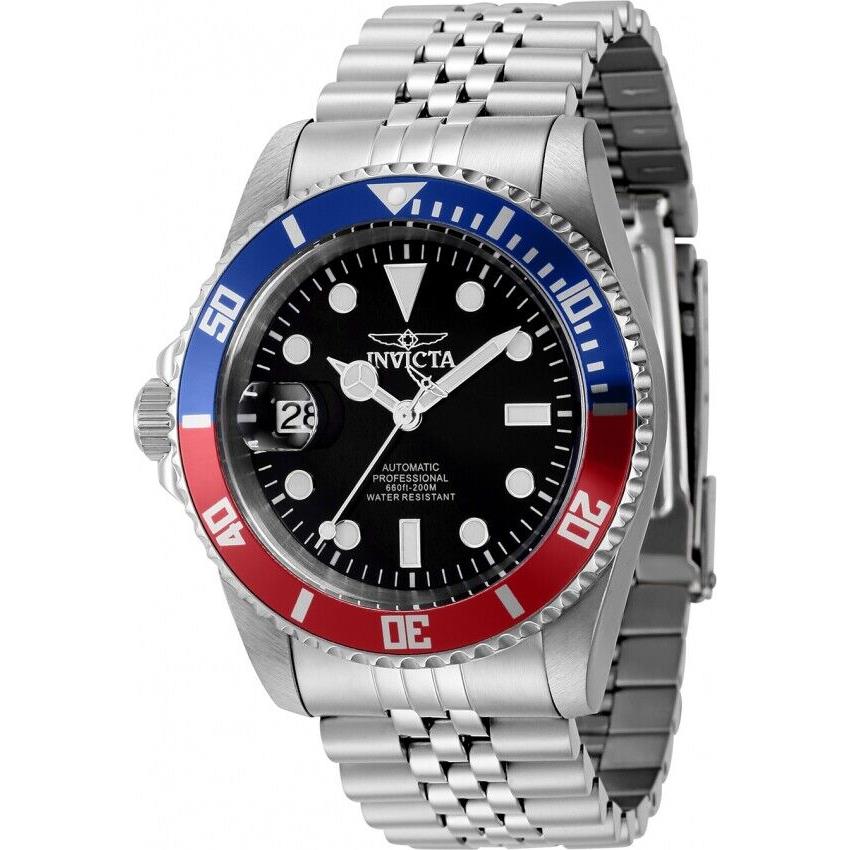 Invicta Pro Diver Black Dial Pepsi Bezel Lefty Men`s Watch 43981