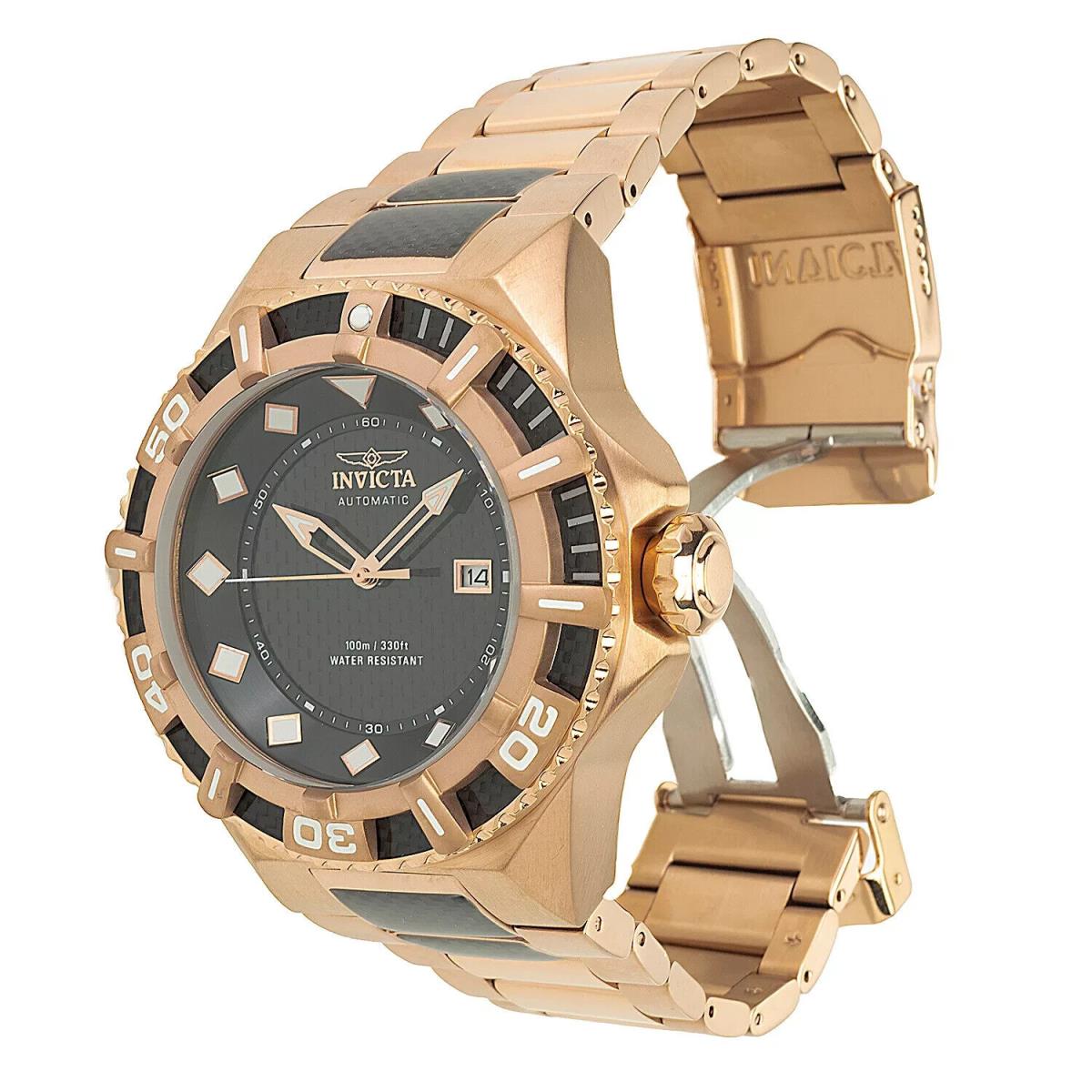 Invicta Men`s Elite Automatic 23 Jewels Professional Diver SS Bracelet Watch