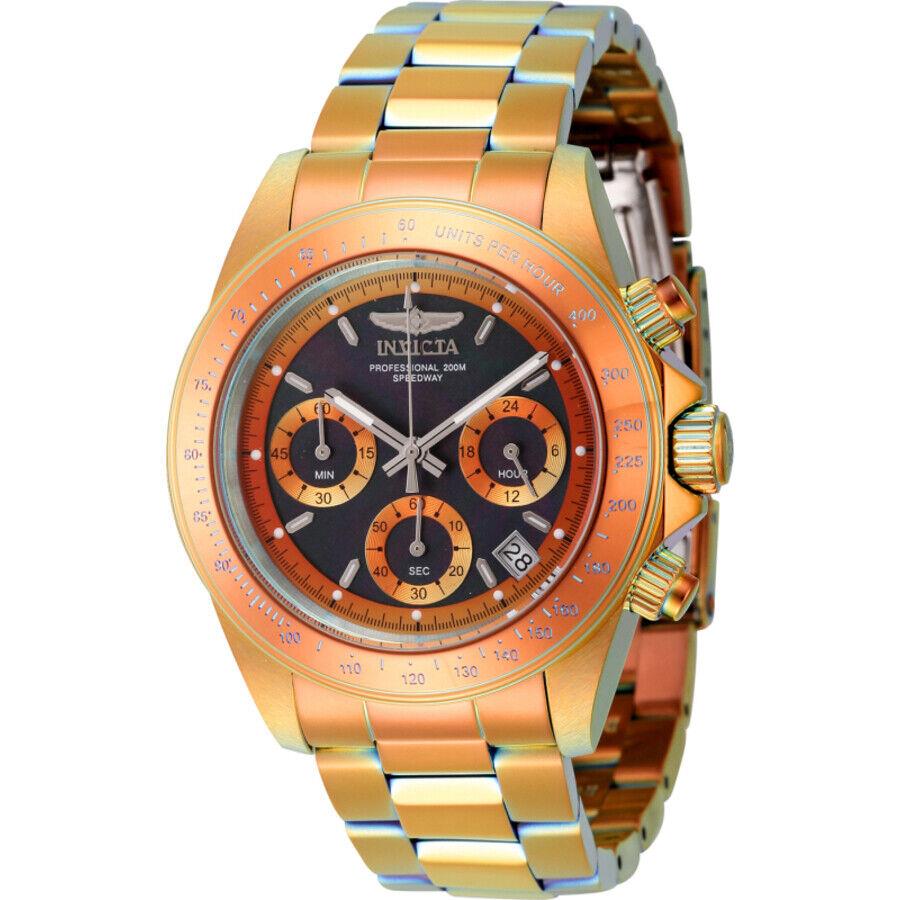 Invicta Speedway Chronograph Quartz Black Dial Men`s Watch 45850