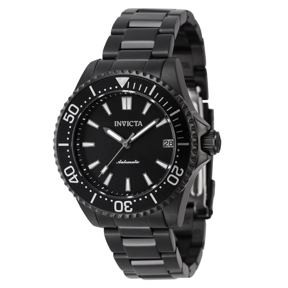 Invicta Pro Diver Automatic Unisex Watch - 38mm Black 46650