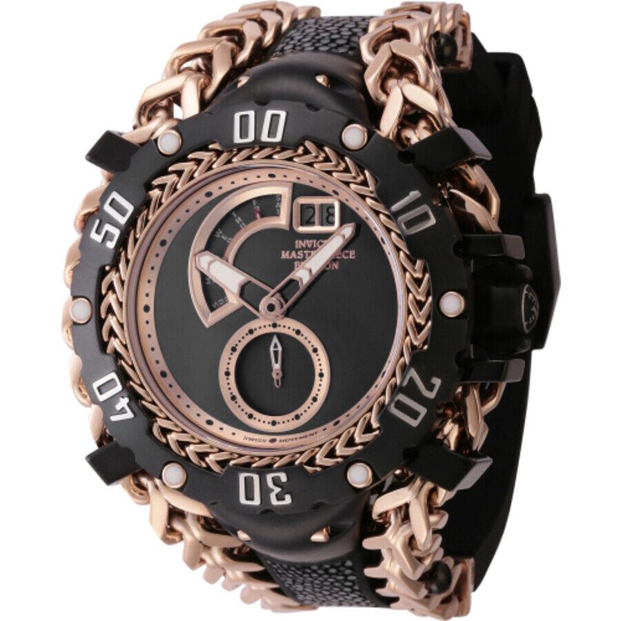 Invicta Masterpiece Quartz Black Dial Men`s Watch 44631