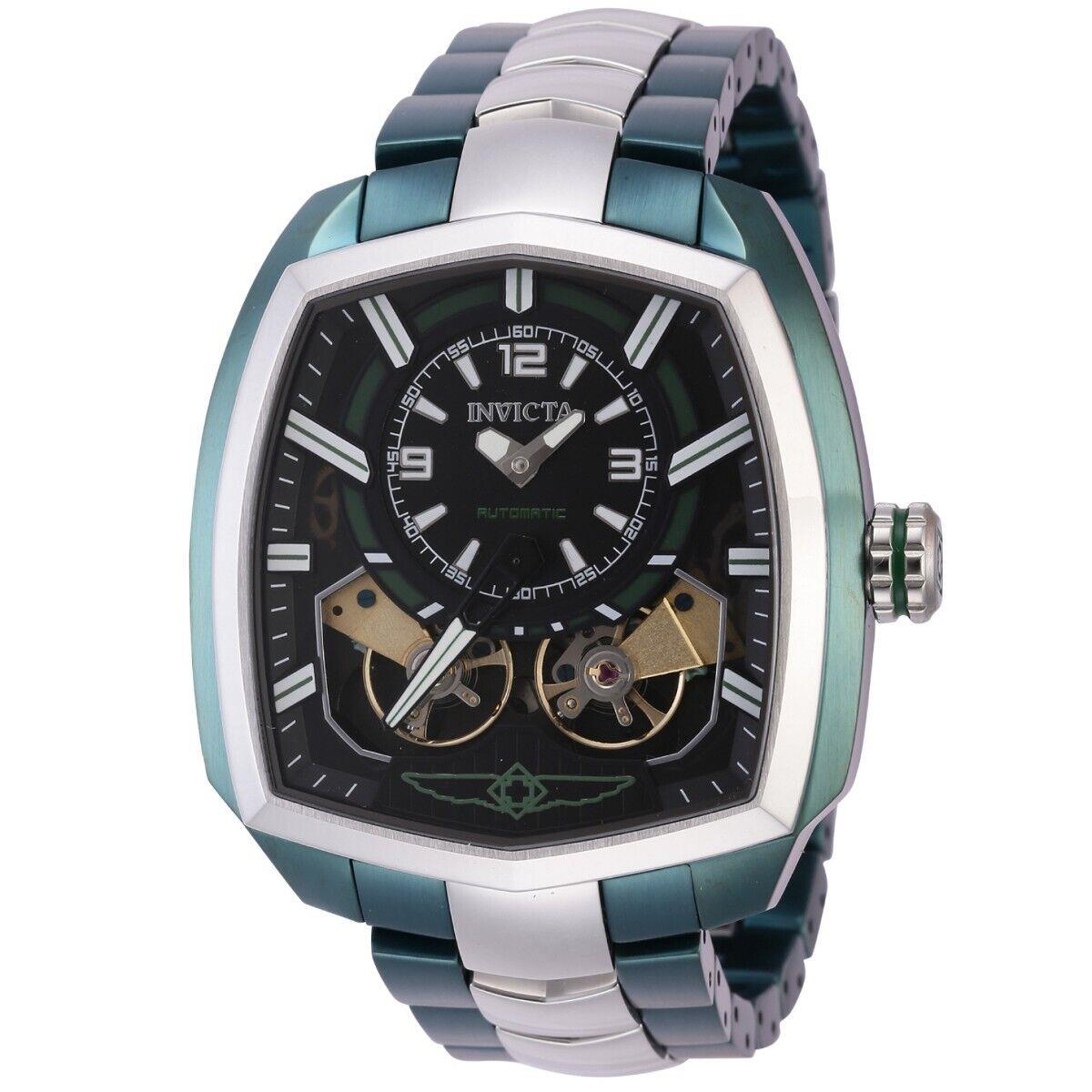 Invicta Akula Automatic Men`s Watch - 48mm Green Steel ZG-44001