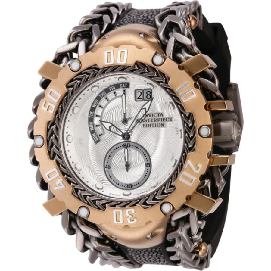 Invicta Masterpiece Quartz Silver Dial Men`s Watch 44636