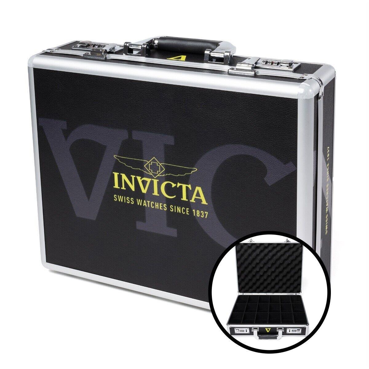 Invicta 18-Slot Watch Briefcase Black IPM549