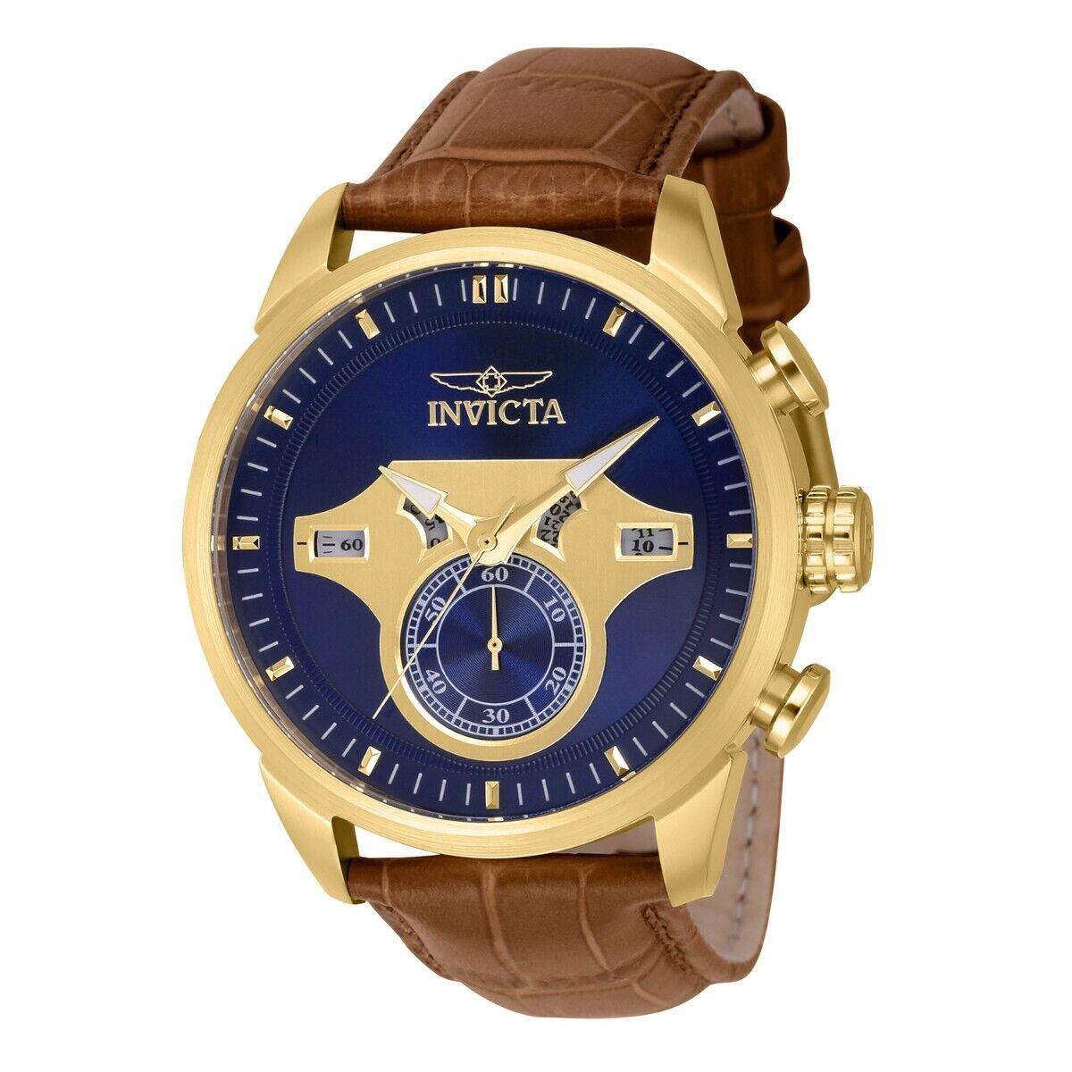 Invicta Objet D Art Men`s Watch - 46mm Light Brown 43616