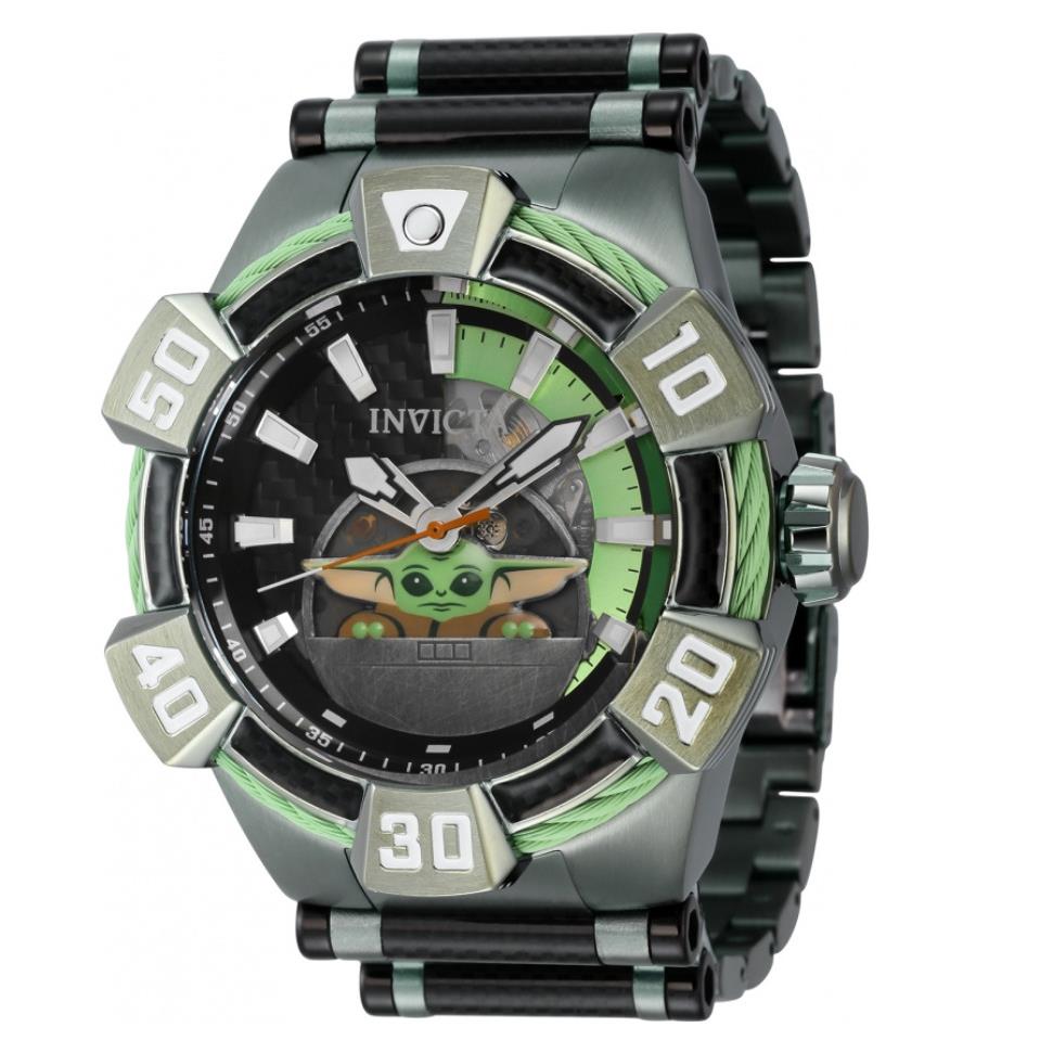 Invicta Star Wars The Child Automatic Men`s 52mm Baby Yoda Limited Watch 40977