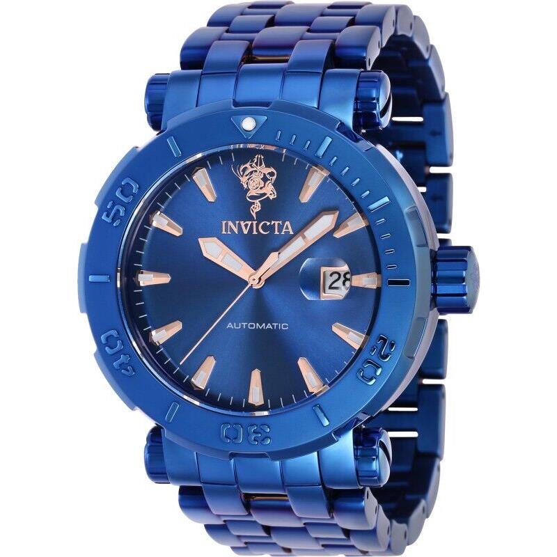 Invicta Sea Base Blue 40962 Automatic 48Mm Limited Ed 249/1000 Date Men`s Watch