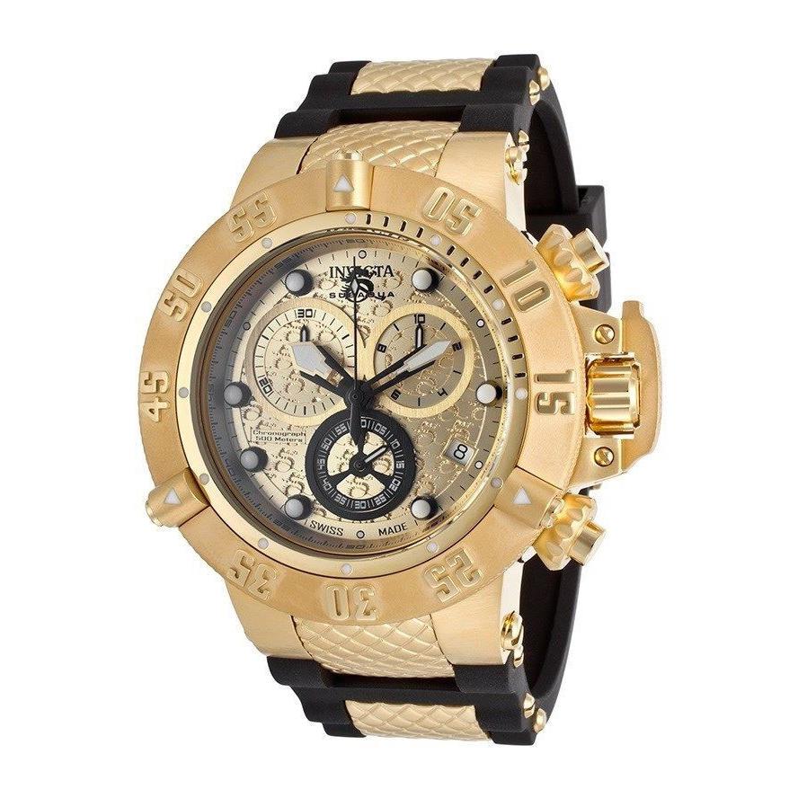 Invicta Men`s 15802 Subaqua Noma Yellow Gold Swiss Made Ret$1995