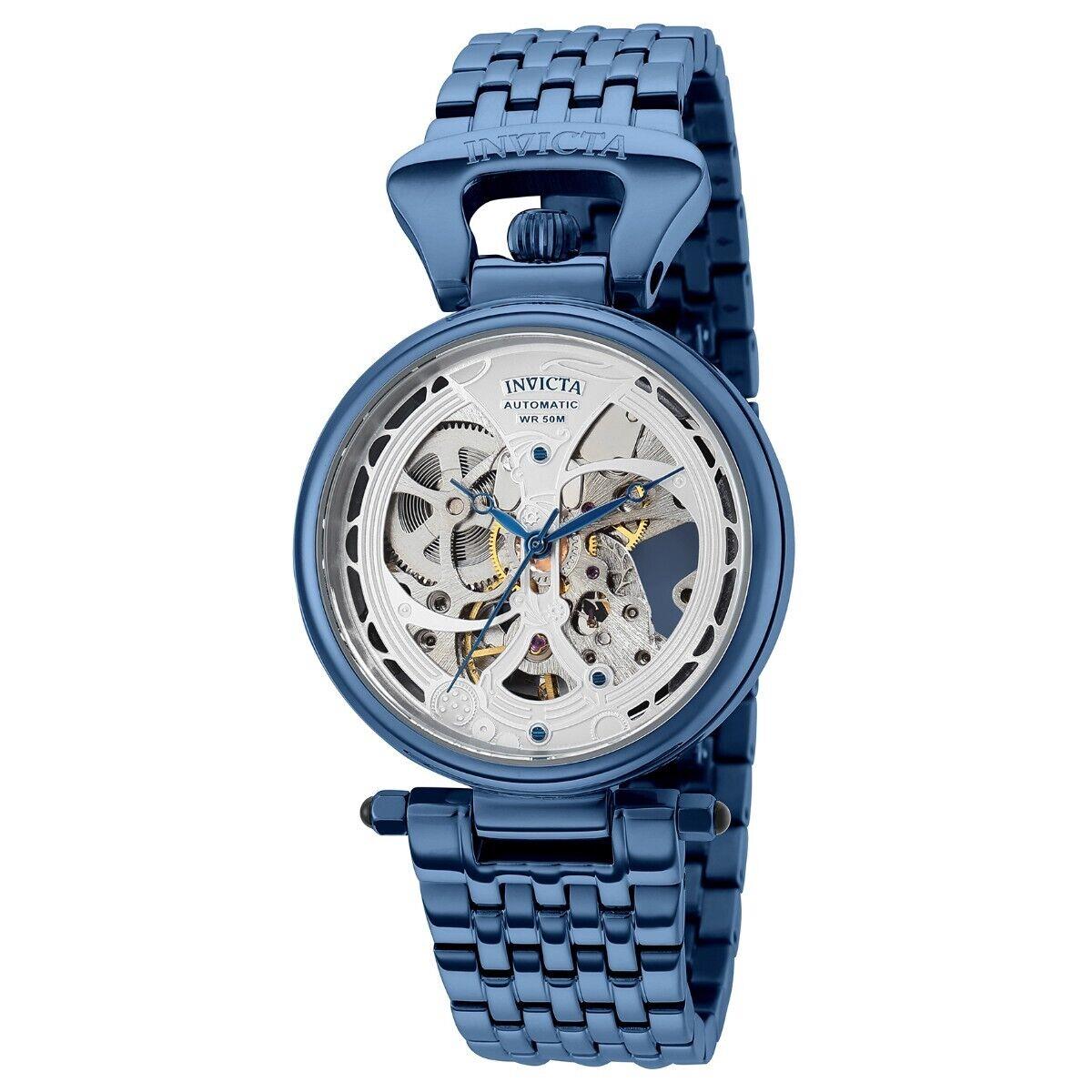 Invicta Objet D Art Automatic Women`s Watch - 36mm Dark Blue 38391