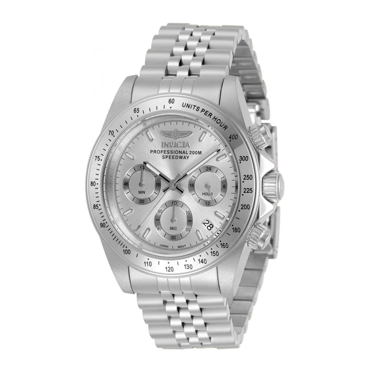 Invicta 30988 Men`s Speedway Silver Tone Dial Chronograph Watch