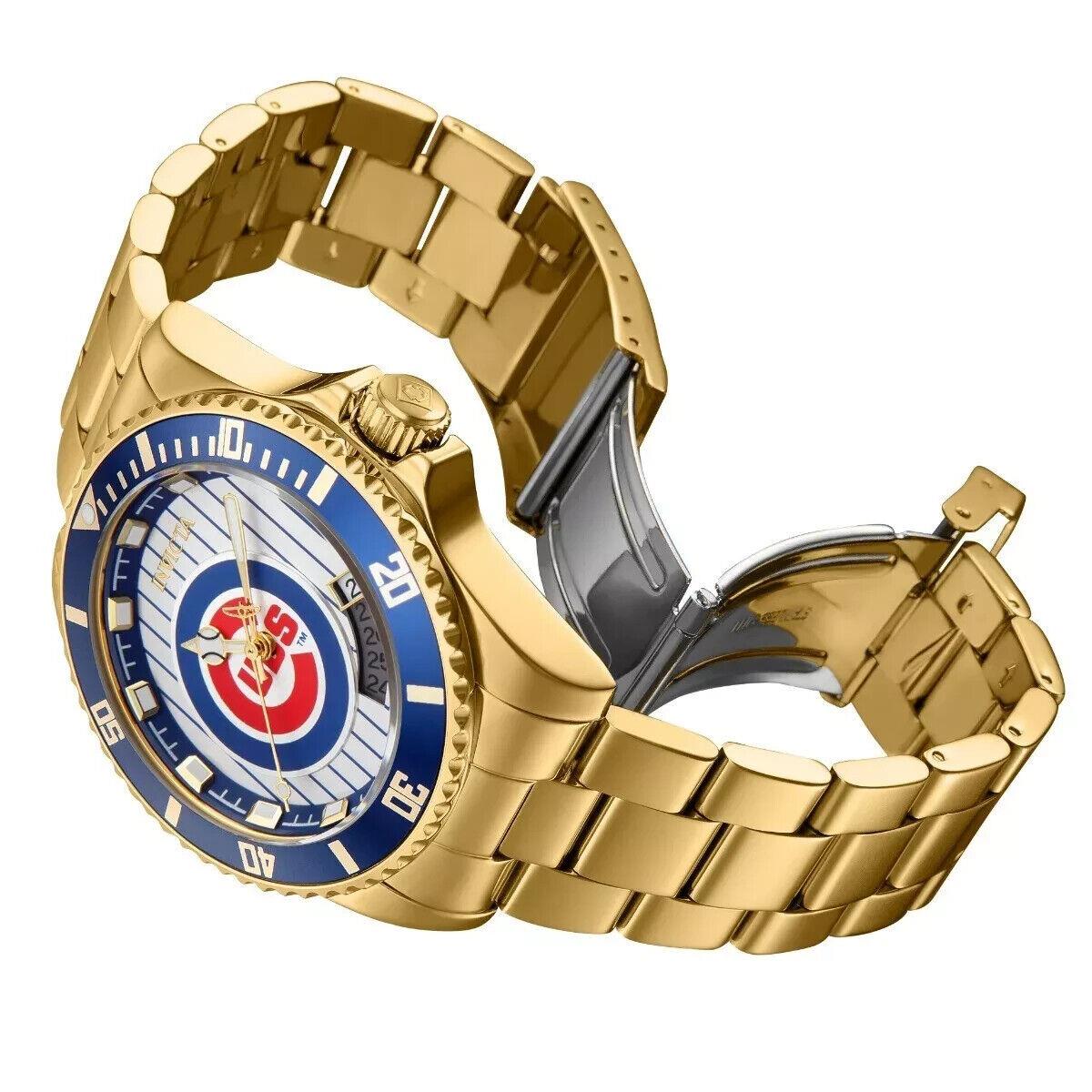 Invicta Automatic 42mm Mlb Chicago Cubs Watch with Coin Edge Bezel 42982