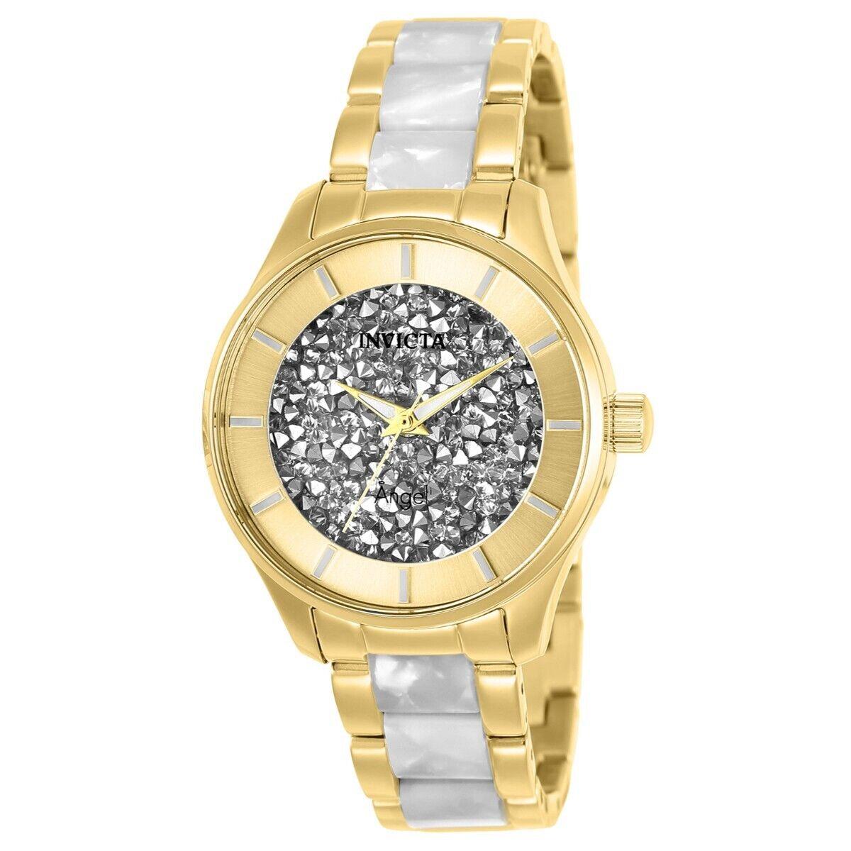 Invicta Angel Women`s Watch - 34mm Gold White 25245