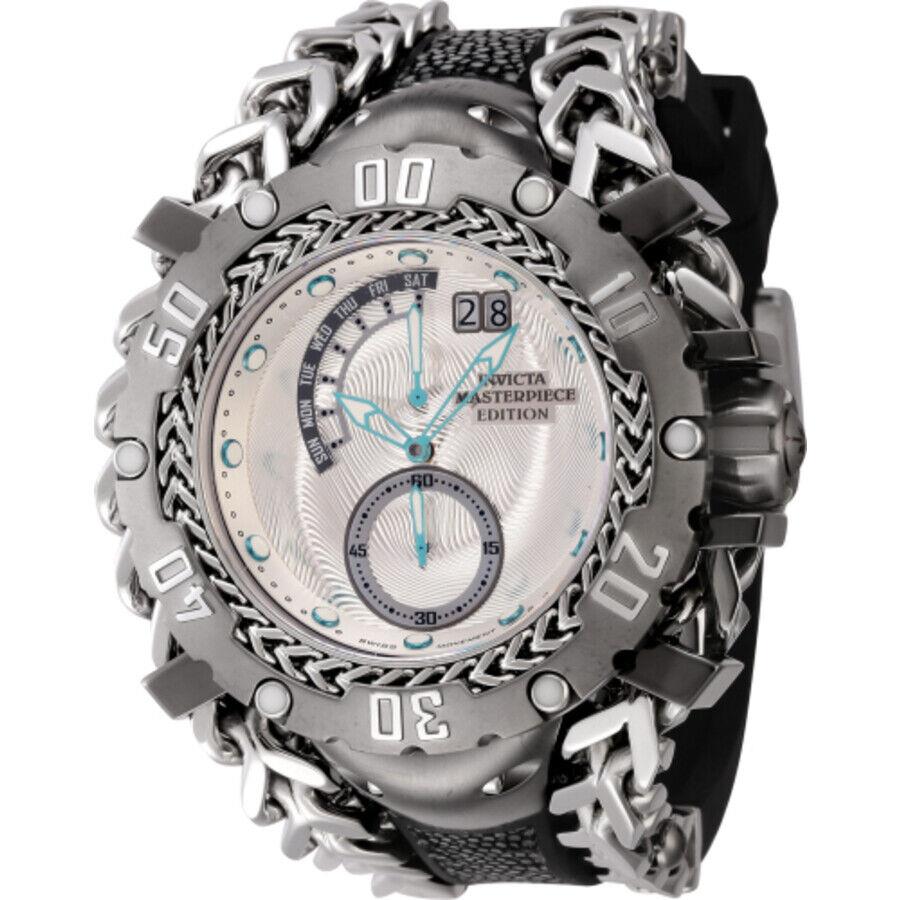 Invicta Masterpiece Quartz Silver Dial Men`s Watch 44637