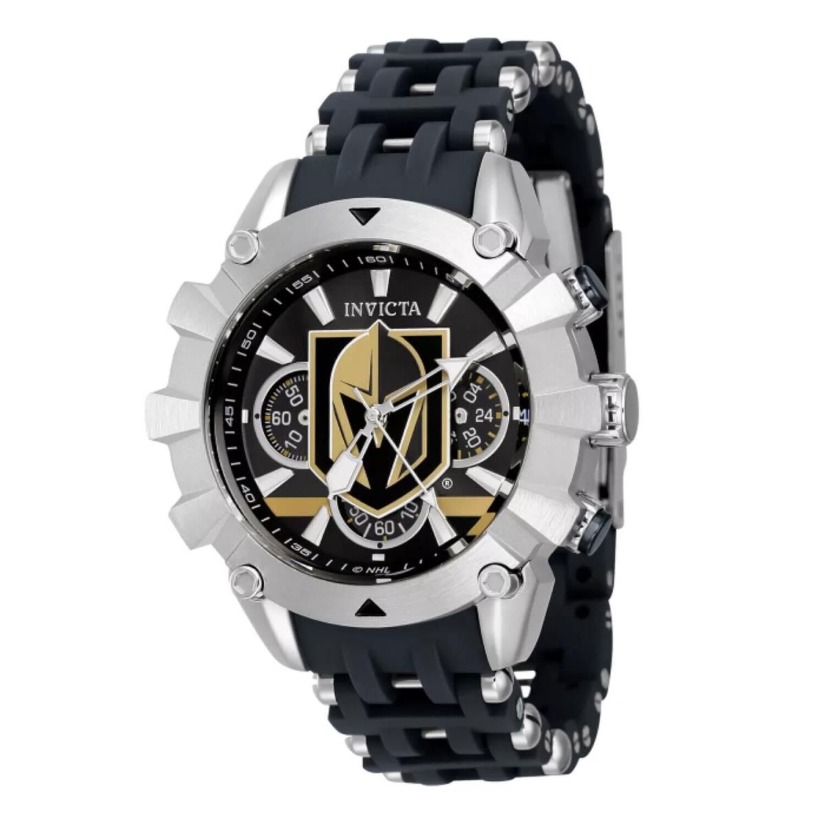 Invicta Nhl Las Vegas Golden Knights Sea Spider 42mm Chrono Limited Ed 43436