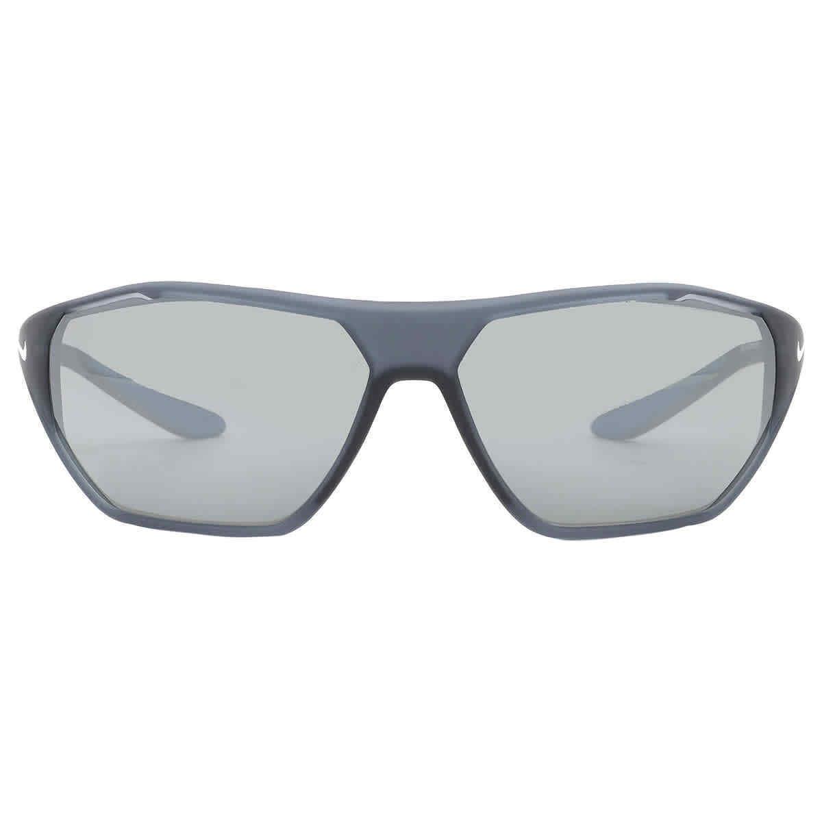 Nike Silver Sport Unisex Sunglasses Nike Aero Drift DQ0811 021 65 Nike Aero