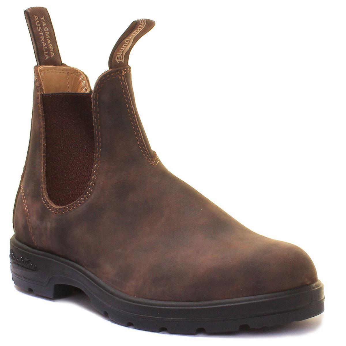 Blundstone 585 Rust Brown Premium Leat 3-8 In Rust Size US 4 - 13 Rust