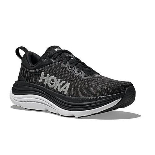 Hoka Gaviota 5 Mens Size 8 1127929 Bwht - Black/white